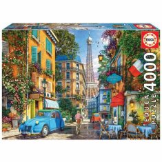 slomart sestavljanka puzzle educa the old streets of paris 19284 4000 kosi