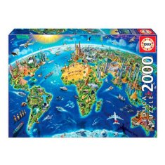 slomart sestavljanka puzzle educa world symbols 17129.0 2000 kosi