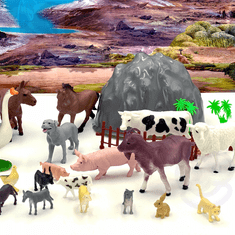 WOOPIE Set figuric živalske kmetije 34 kosov.