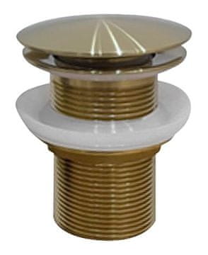 SAPHO SAPHO AURUM Click-Clack Mat Zlata Umyvadlová Výpust 5/4”
