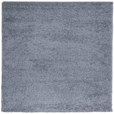 Vidaxl Košata preproga PAMPLONA moderna modra 200x200 cm