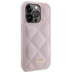 Guess Ovitek Guess za iPhone 15 Pro Max - Quilted Metal Logo