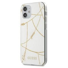 Guess Silikonski ovitek za Apple iPhone 12 Mini - Guess Bright Chain