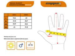 Cappa Racing Motoristične rokavice brez prstov MISSOURI iz usnja 2XL