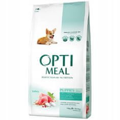 OptiMeal suha hrana za mladiče vseh pasem s puranom 12 kg