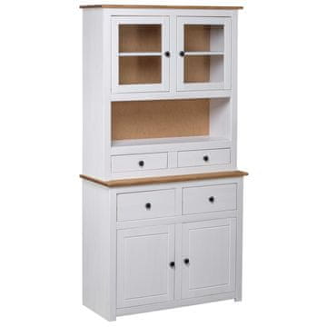 Vidaxl Visoka omara 93x40,5x180 cm trdna borovina Panama Range
