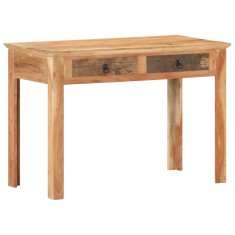 Vidaxl Pisalna miza 110x50x75 cm trden predelan les