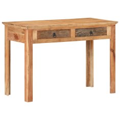 Vidaxl Pisalna miza 110x50x75 cm trden predelan les