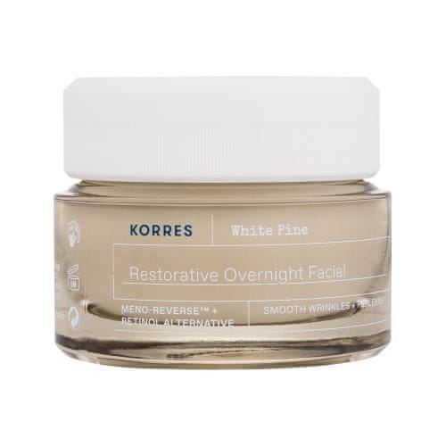 Korres White Pine Restorative Overnight Facial Cream nočna krema proti gubam za obraz za ženske