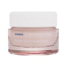 Korres Apothecary Wild Rose Brighter Days Intense-Cream osvetljevalna krema proti gubam za obraz 40 ml za ženske