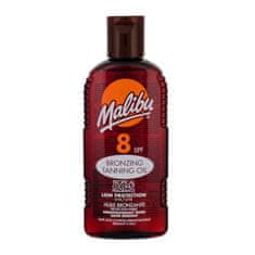 Malibu Bronzing Tanning Oil SPF8 bronzing olje za porjavitev z vonjem kokosa 200 ml