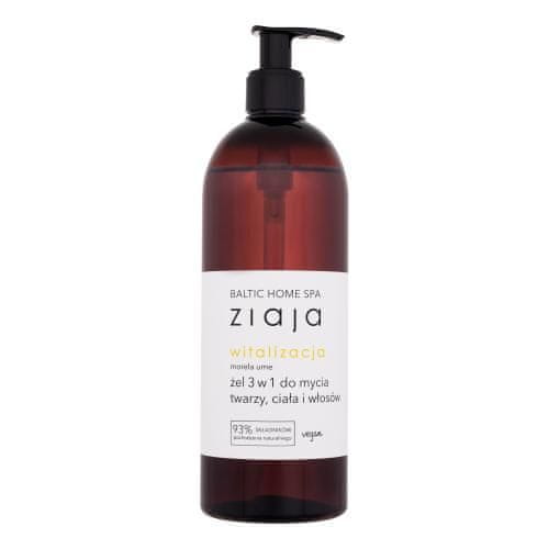 Ziaja Baltic Home Spa Vitality Shower Gel & Shampoo 3 in 1 gel za prhanje za obraz, telo in lase za ženske