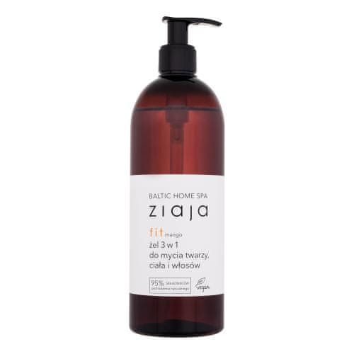 Ziaja Baltic Home Spa Fit Shower Gel & Shampoo 3 in 1 gel za prhanje za obraz, telo in lase za ženske