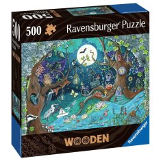 slomart sestavljanka puzzle ravensburger 17516 fantasy forest les 500 kosi