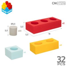 slomart kocke color block 32 kosi eva (4 kosov)
