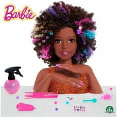 slomart punčka za česanje barbie hair styling head