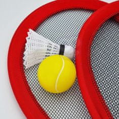 WOOPIE Veliki otroški set loparjev za badminton in tenis + žogica