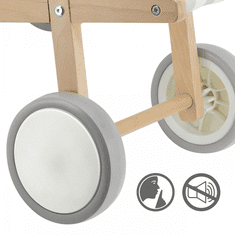 Viga Toys Leseni voziček za prevoz lutk
