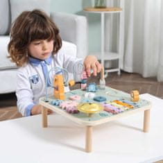 Viga Toys  Učna miza z zanko za činele Senzorični Montessori