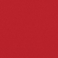Vidaxl Zložljiva stranska tenda rdeča 160x600 cm