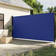 shumee Zložljiva stranska tenda modra 200x600 cm