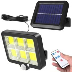  LED solarni reflektor 4W 6000K 250lm IP54 120° s senzorjem 