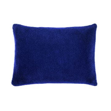 ELITIS Okrasna blazina VOLNA PLIŠ 40 x 55 cm, modra barva