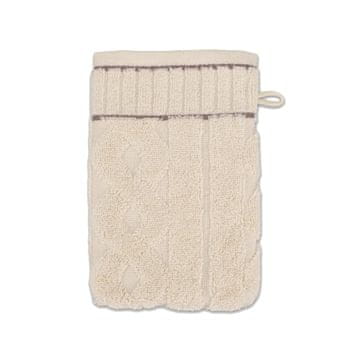 Möve COSY KNITS krpa za umivanje 15 x 20 cm, kašmir