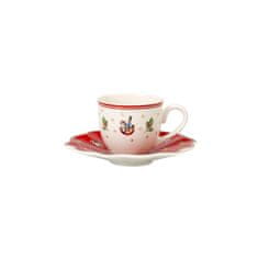 Villeroy & Boch Skodelica za espresso in krožniček 2 kos, 0,1 L TOY'S DELIGHT
