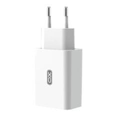 slomart omrežni polnilec xo l36, 1x usb, hitro polnjenje 3.0 (bel)