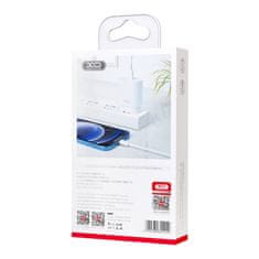 XO L91EU omrežni polnilnik USB-C, 25 W (bel)