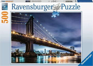 Ravensburger Puzzle New York: mesto, ki nikoli ne spi 500 kosov