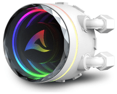 Sharkoon S90 AIO vodno hlajenje, RGB, 360mm, belo (S90 RGB AIO WHITE)
