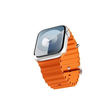 EPICO Ocean trak za Apple Watch 42/ 44/45/49, oranžen (63418101800001)