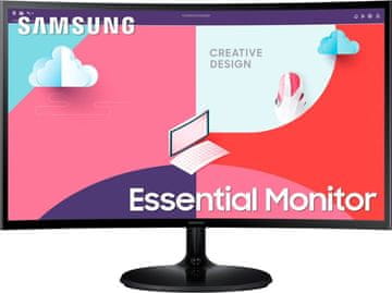 Samsung S24C360EAU monitor, 60,96 cm (24), FHD, VA, ukrivljen (LS24C360EAUXEN)