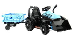 Noah Otroški daljinski upravljalnik TRAK-SX-2-Blue na baterijski pogon za traktor s prikolico