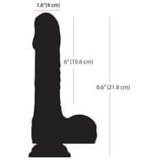 You2Toys Rotacijski vibracijski penis s pomikom "Naked Addiction" - 22,80 cm (R5403448)