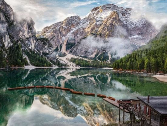 Ravensburger Puzzle Lago di Braies, Italija 1500 kosov