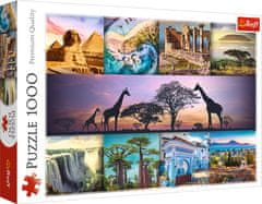 Trefl Puzzle Collage, Afrika 1000 kosov