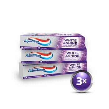  Aquafresh White&Shine zobna pasta, 3x100 ml