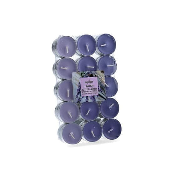 BigBuy Dišeče sveče Magic Lights Lavendar Wax