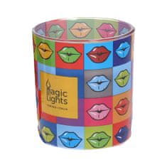 BigBuy Sveča Magic Lights Lips (7,5 x 8,4 cm)