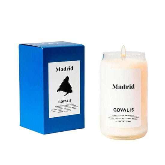 BigBuy Dišeča sveča GOVALIS Madrid (500 g)