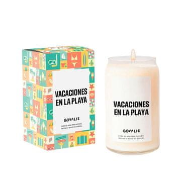 BigBuy Dišeča sveča GOVALIS Vacaciones en la Playa (500 g)
