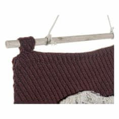 DKD Home Decor Stenska dekoracija DKD Home Decor Rdeča Naravna Boho 45 x 2 x 115 cm