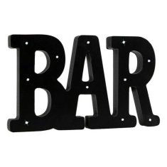 BigBuy Stenska dekoracija Bar 36 x 2 x 21 cm Poliester