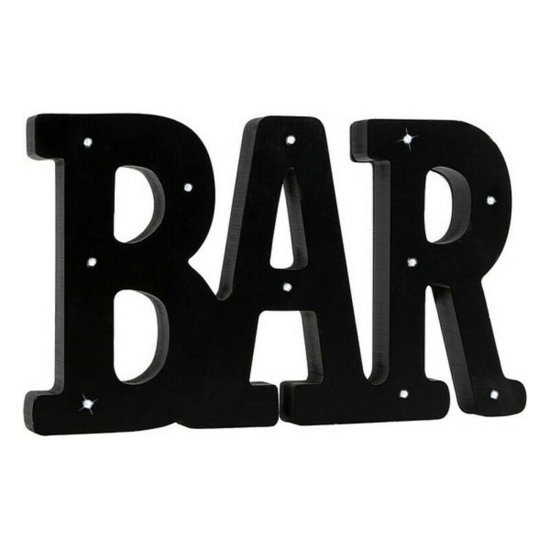 BigBuy Stenska dekoracija Bar 36 x 2 x 21 cm Poliester