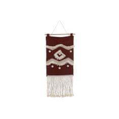 DKD Home Decor Stenska dekoracija DKD Home Decor Rdeča Naravna Boho 45 x 2 x 115 cm