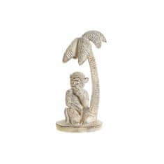 NEW Okrasna Figura DKD Home Decor 8424001749805 15 x 12 x 29 cm Bela Resin Opica Tropical Slečeno