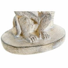 DKD Home Decor Dekorativna slika DKD Home Decor 8424001749805 15 x 12 x 29 cm Bela smola Opica Tropski Stripped